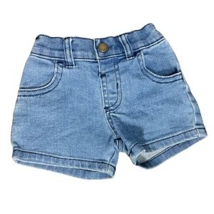 🔴 Garanimals Baby Medium Wash Denim Shorts 0-3 Months